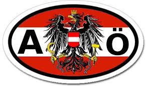 Das parlament in wien, österreich. A Austria O For Osterreich In German And Austrian Eagle Flag Car Sticker Oval Lands People