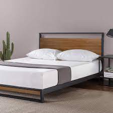 You can put your memory foam, spring, or latex mattress directly on it. 3 Major Reasons Why Zinus Suzanne Metal And Wood Platform Bed Is The Best Mansion Like