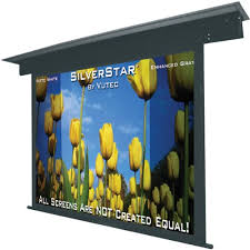 The cyber recessed ceiling motorized screens use a separated casing patent technology to reduce noise, thereby resolving the typical noise problem caused by the resonance between the screen casing and the ceiling. 120 Lectric Ii Ceiling Recessed 4 3 Motorized Projection Screen Buy Online In Faroe Islands At Faroe Desertcart Com Productid 84193320