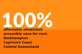 Wheelchair Van Hire Rockhampton Central Queensland