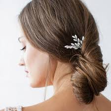 A hairpin or hair pin is a long device used to hold a person's hair in place. The 13 Best Bridal Hair Pins Of 2021