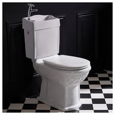 Maybe you would like to learn more about one of these? Wc Retro Avec Lave Mains Et Abattant Blanc Leroy Merlin