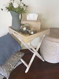 Square Rattan Butlers Tray Side Table Bedside Table Folding Table Wicker Cane Ebay Tray Table Decor Wicker Side Table Side Table