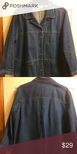 Women S 2x Dress Barn Denim Jacket In 2020 Dress Barn Dresses Denim Jacket With Dress Denim Jacket