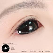 Image result for black sclera contacts