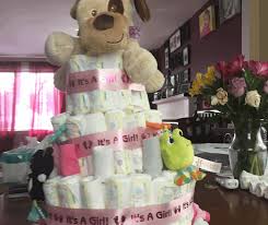 In addition to serving the cakes as a refreshment at a party, couples are also using their baby shower cakes to announce the gender of their baby during the celebration. How To Make A Diaper Cake Dresses And Dinosaurs
