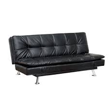 The terms sleeper sofa and sofa bed are often used interchangeably, but the bedding industry uses these terms to describe two distinct products. Furniture Of America Halston Tufted Faux Leather Sleeper Sofa Bed In Black Walmart Com Walmart Com
