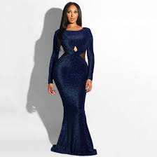 Robe de soirée, robe de cocktail, robe de bal, robe de baptême, robe de gala, robe et bien d'autres. Robe Femme Robe Soiree Manches Longues Automne Et D Hiver Sexy Bleu Pmall Bleu Cdiscount Pret A Porter