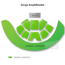 Gorge Amphitheatre Concert Tickets And Seating View Vivid