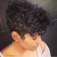 Hair color for black hair. Spiral Curls Pixie Short Hair Waves Short Hair Styles Pixie Curly Hair Styles Naturally