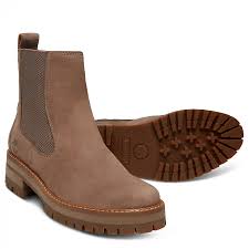 Free shipping and free returns! Timberland W Courmayeur Valley Chelsea Boot Taupe Grey Nubuck Fast And Cheap Shipping Www Exxpozed Com