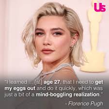 Florence Pugh opened up about how her journey to starting a family was  affected by her PCOS and endometriosis diagnoses. Read what she shared  about her egg freezing journey and more: bit.ly/4exfViA