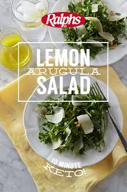 Meet Your New Go To When You Re Looking For A Light And Easy Summer Salad Lemon Arugula Salad Is Dressed Wit Easy Summer Salads Arugula Salad Raw Food Recipes