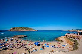 una de las playas mas visitadas de la isla de ibiza cala conta one of the most visited beaches in ibiza island cala conta ibiza isla ibiza playa