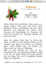 24 adventsgeschichten nicht nur für menschen mit demenz. Weihnachtserinnerungen Frakturschrift