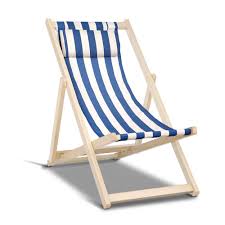 Be sure your beach chair has enough comfort features, like armrests, neck rests and breathable mesh fabrics, to help make your time outside as. Striped Foldable Beach Chair Hamptons Beach Style Outdoor Online