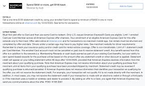 Visa and mastercard offer secondary coverage on collision. Amex Offers Silvercar Spend 450 Get 100 Statement Credit Doctor Of Credit