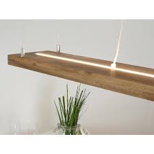 Hangelampe Holz Akazie Led Leuchte Peka Ideen