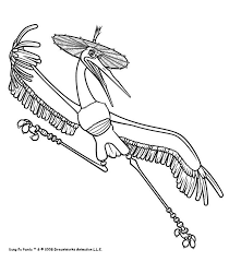 The easy to print coloring pages. Kung Fu Panda Coloring Pages 18 Free Printables