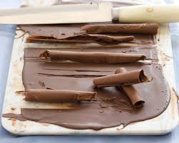 Handle with a skewer if you don't. Make Chocolate Curls