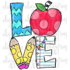 Teacher Sublimation Design Apple Pencil Hand Drawn Etsy In 2021 Printable Artwork How To Draw Hands Vinyl Crafts