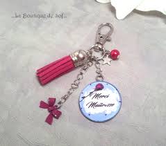 Porte Cle Maitresse Merci Maitresse Cadeau Maitresse Etsy Keychain Personalized Items Items