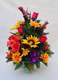 Artificial cemetery flowers for sale. No Fc907 Fall Cemetery Arrangement Cone Arrangement Grave Tombstone Arrangement Ce Flower Vase Arrangements Artificial Flower Arrangements Cemetery Flowers