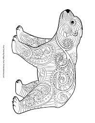 Brown bear coloring pages for kids page bear clipart black. Pin On Winter