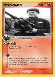 Except from the medal, zaytsev was given a rifle with an optical sight. Pokemon Vasily Zaytsev 1