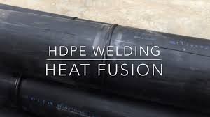 hdpe pipe welding using heat fusion