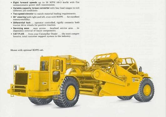 Caterpillar 639D Scraper