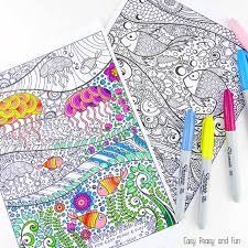 The look very realistic and if you color it properly i m sure the image will look more alive. Under The Sea Coloring Pages For Adults Easy Peasy And Fun