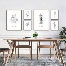 Maybe you would like to learn more about one of these? Herb Plants Print Kitchen Wall Art Canvas Painting Botanical Line Art Posters And Prints Wall Pictures Kitchen Art Wall Decor Painting Calligraphy Aliexpress