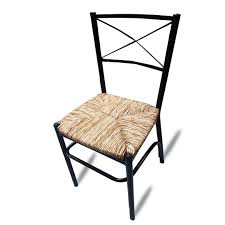 Καρέκλα Χιαστί μεταλλική με ψάθα - delchas.gr