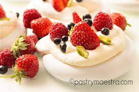 Both meringue and pavlova are egg white desserts, and are made in a similar way. Mini Pavlova With Berries Pastry Maestra