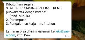 Perusahaan ini menyediakan independence yang paling komprehensif di dunia. Pt Eins Trend Purwakarta Home Facebook