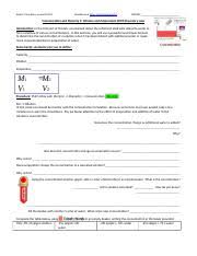 Playdough, clay, toothpicks,straws, beads, or string. Unit 10 Ch Phet Concentration Worksheet Pdf Docx Author Chris Bires Revised 3 2012 Simulations At Http Phet Colorado Edu Name Concentration And Course Hero