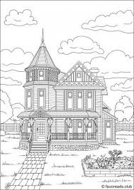 Inside vintage homes adult coloring book #2: 17 Pemberly Ideas Colouring Pages Victorian Homes House Colouring Pages