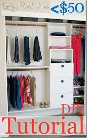 Small closet organizers do it yourself. Custom Diy Closet Kit Tutorial Designbuildlove Diy Do It Yourself Closetorganization Closet Kits Build A Closet Diy Closet