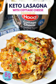 Add the almond flour, a low carb granulated sweetener like stevia, baking powder, cottage cheese, 2 large eggs, and pure vanilla extract to either an immersion blender or a. Low Carb Keto Lasagna Recipe With Cottage Cheese Dr Davinah S Eats