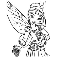 Tinkerbell En De Piraten Kleurplaten Kleurplatenpagina Nl Boordevol Coole Kleurplaten