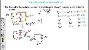 How To Solve A Combination Circuit Easy Youtube