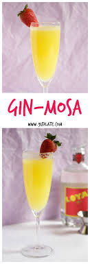 Gin Mosa Gin Mimosa 918 Plate Recipe Easy Drink Recipes Brunch Drinks Cocktail Recipes