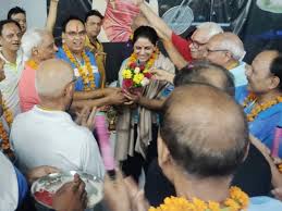 Deepa Mathur won badminton competition in Sri Lanka