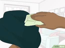 Create a mixture of water and liquid dishwashing soap. 4 Ways To Get Sweat Stains Out Of Hats Wikihow