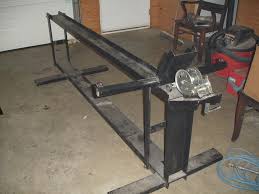 The diy motorcycle lift table made from old shop shelves. Diy Motorcycle Lift Page 2 Adventure Rider