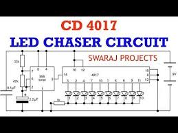The ic 4017 is a 16 pin dual featuring in line package ic consists of a 10 stage decade counter/barrier. Pin On Led