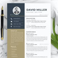 Sprinkle in a few simple icons to highlight what matters. Cv Template Graphics Designs Templates From Graphicriver