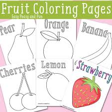 Enjoy these images of fruits and vegetables in our gallery. Fruit Coloring Pages Free Printable Easy Peasy And Fun