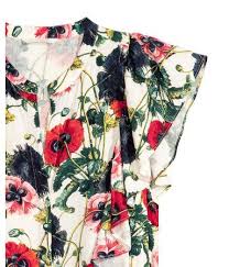 Patterned Dress Natural White Floral Women H M Us Online Shopping Clothes Women Clothes For Women Floral Tops